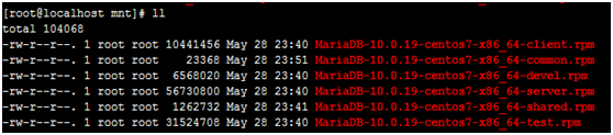 MariaDB Centos7 下安装MariaDB 