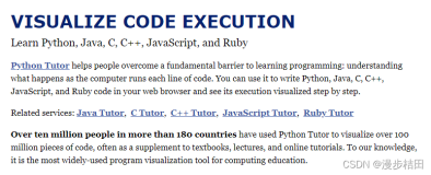 Python代码在线可视化工具