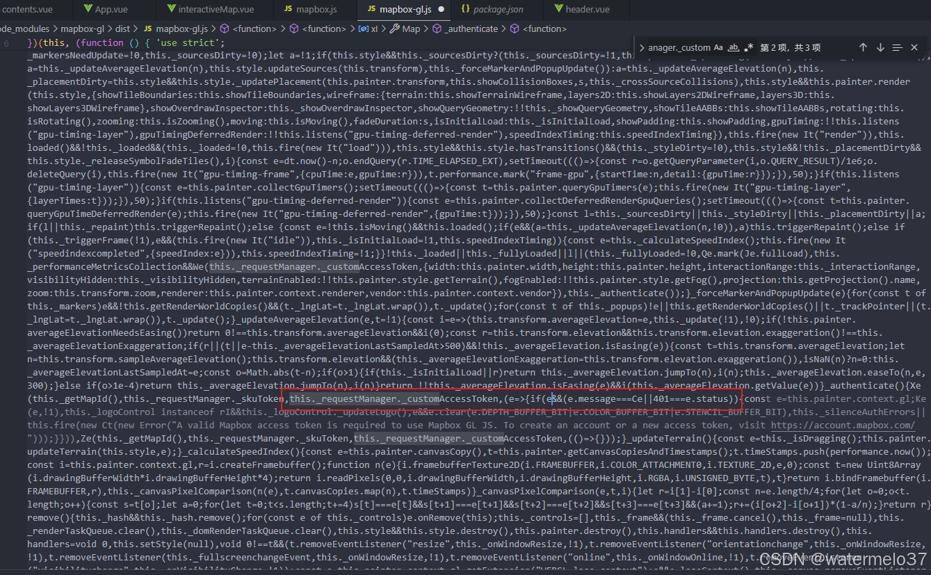 mapbox没有token/token失效，地图闪烁后变空白，报错Error: A valid Mapbox access token is ...