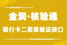 金润·核验通-银行卡二要素验证接口文档