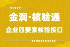 金润·核验通-企业四要素核验接口文档