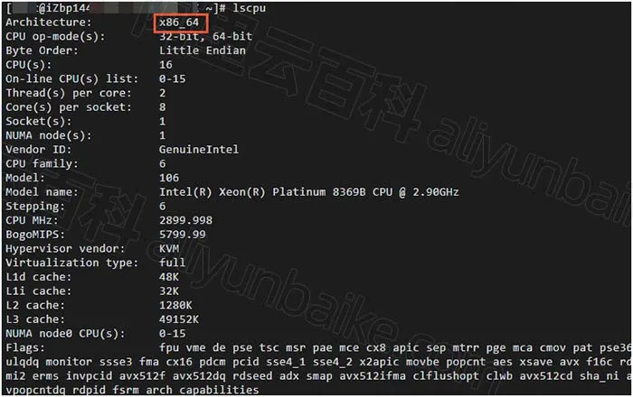 阿里云服务器X86计算架构