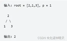 LeetCode——面试题 04.06. 后继者