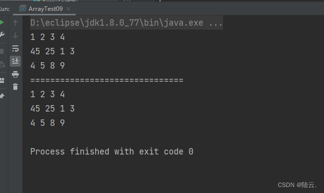 Java基础动态初始化二维数组