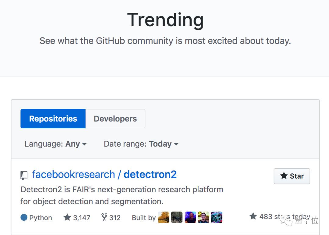 GitHub趋势榜第一：超强PyTorch目标检测库Detectron2，训练更快，支持更多任务