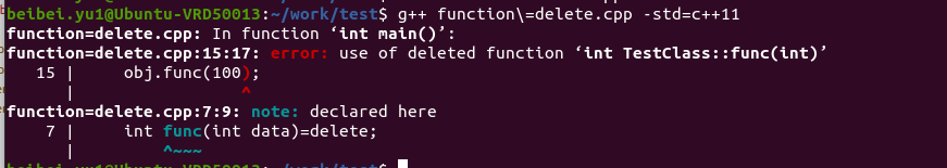[C++11]中 =delete和=default