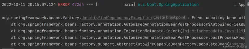 Error creating bean with name ‘attrAttrgroupRelationController‘