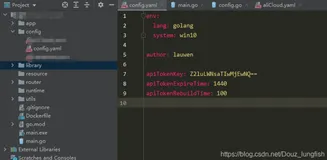 Golang读取配置文件实现（yaml）