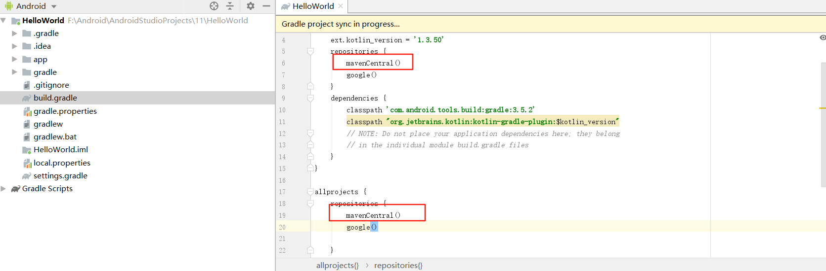 Caused by: org.gradle.internal.resource.transport.http.HttpRequestException: Could not GET 'https://jcenter.bintray.com/org/jetbrains/kotlin/kotlin-gradle-plugin/1.3.50/kotlin-gradle-plugin-1.3.50.pom'