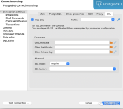 你会开启Postgresql 的SSL单向认证 配置？