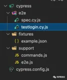 Cypress默认文件结构