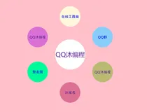 漂亮的七彩引导页导航HTML源码