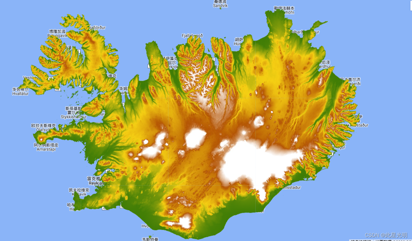 Google Earth Engine（GEE）——冰岛DEM v1.0 10m数据集