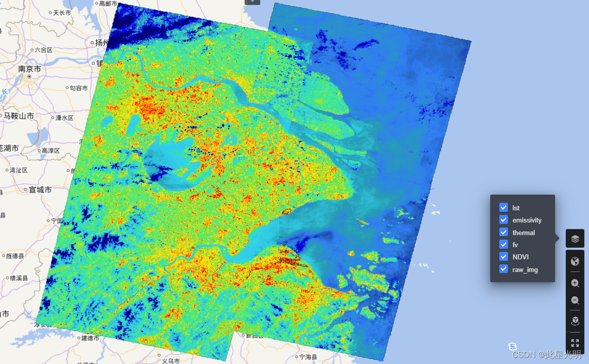 AI Earth ——开发者模式案例8：利用Landsat-8数据进行地表温度反演