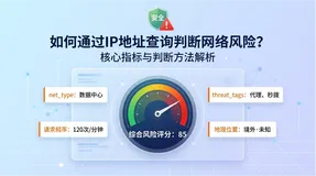 通过IP地址查询判断网络风险，有哪些具体指标和判断方法？