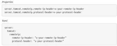 spring boot ---在前端代理服务器后面运行的情况（ Running Behind a Front-end Proxy Server）