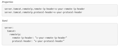 spring boot ---在前端代理服务器后面运行的情况（ Running Behind a Front-end Proxy Server）