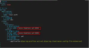 在minikube(k8s)中启动ruoyi-auth