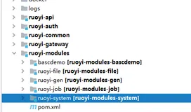 在若依中添加新模块