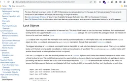 java8的JDK文档------Tutorial - Concurrency Lesson---Lock Objects