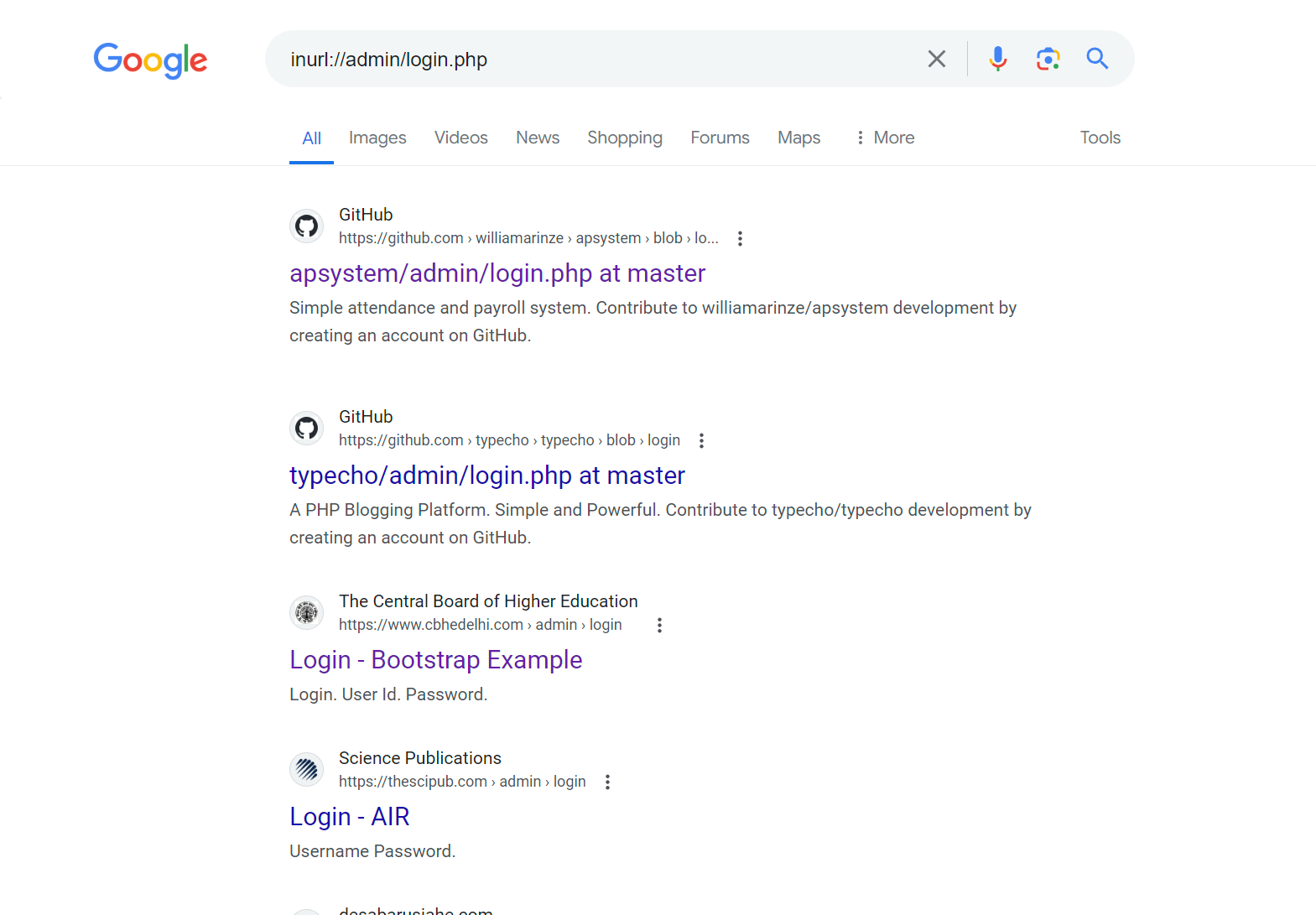 Google Hacking