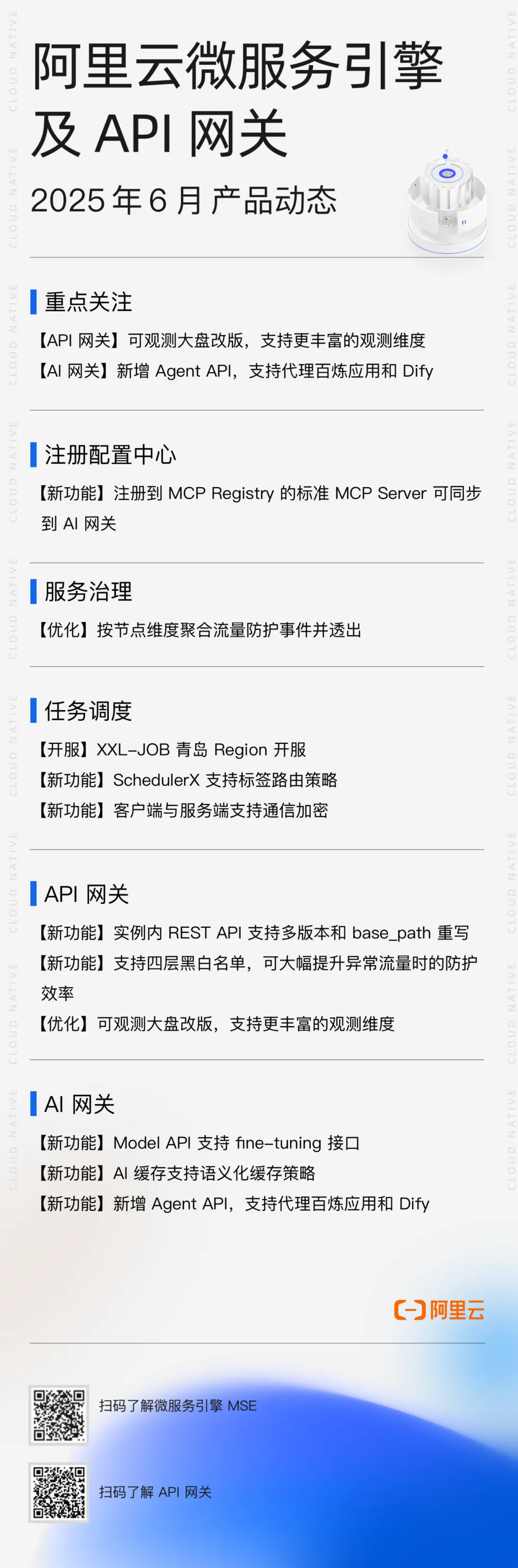 微服务引擎 MSE 及云原生 API 网关 2025 年 6 月产品动态