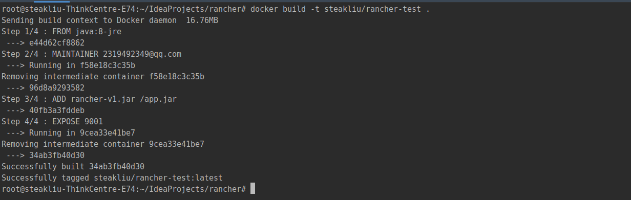 将Docker镜像文件上传到DockerHub