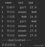 Pandas数据处理4、DataFrame记录重复值出现的次数(是总数不是每个值的数量)