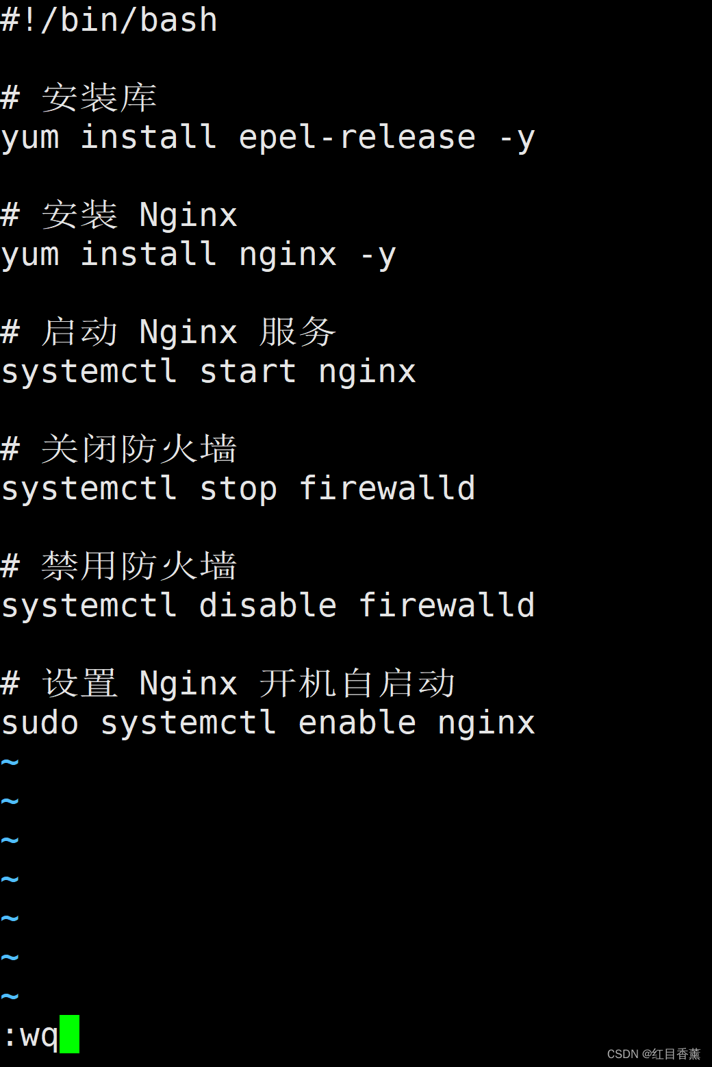 Linux安装nginx——完整示例