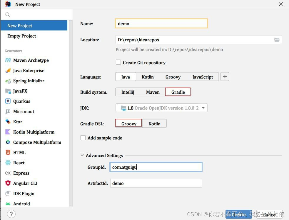 在idea中创建java的Gradle项目 讲的很详细的-阿里云开发者社区