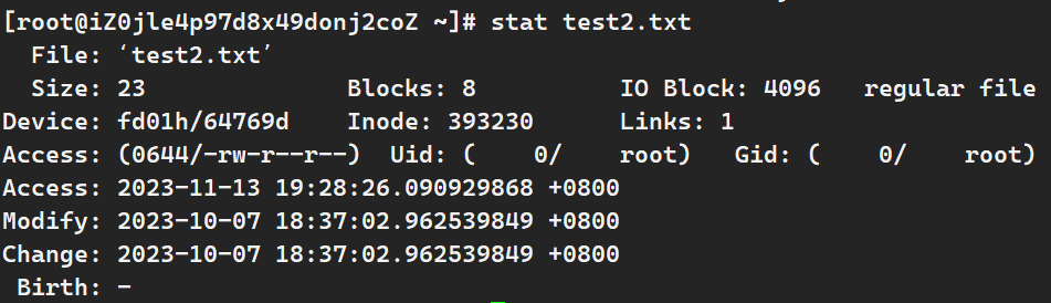 【Linux】：文件查看 stat、cat、more、less、head、tail、uniq、wc