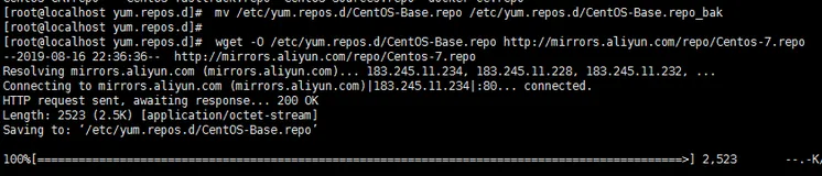 Centos7修改yum源为国内yum源方法