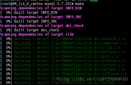 linux（Centos）源码包安装 mysql-5.7.20.tar.gz