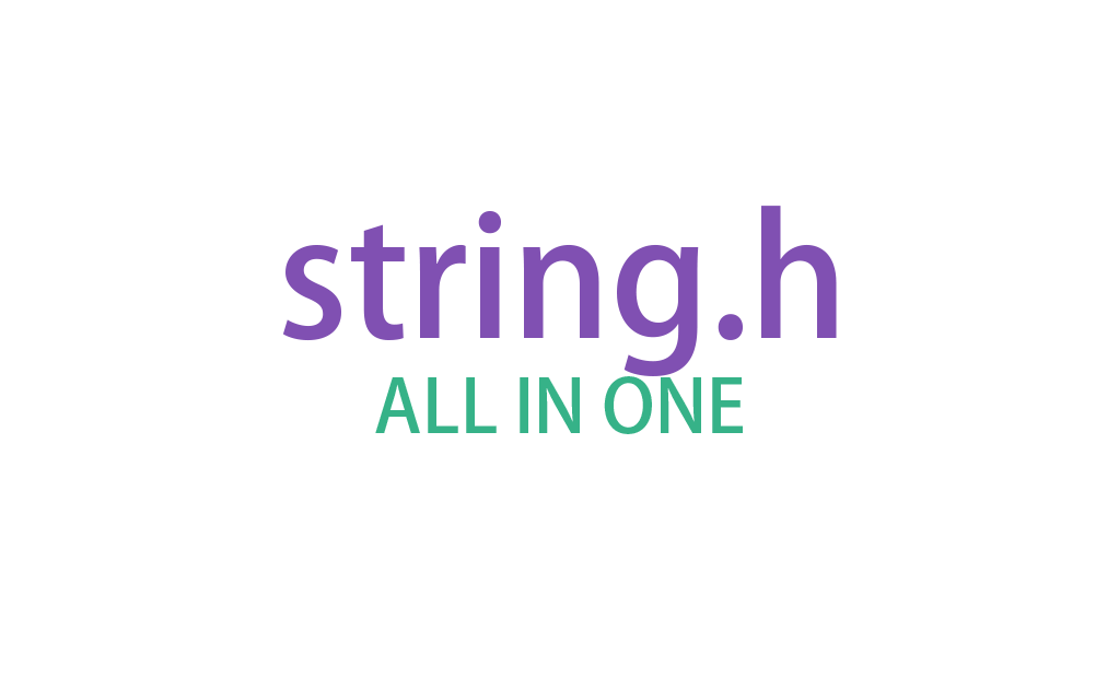 C语言string.h所有函数汇总