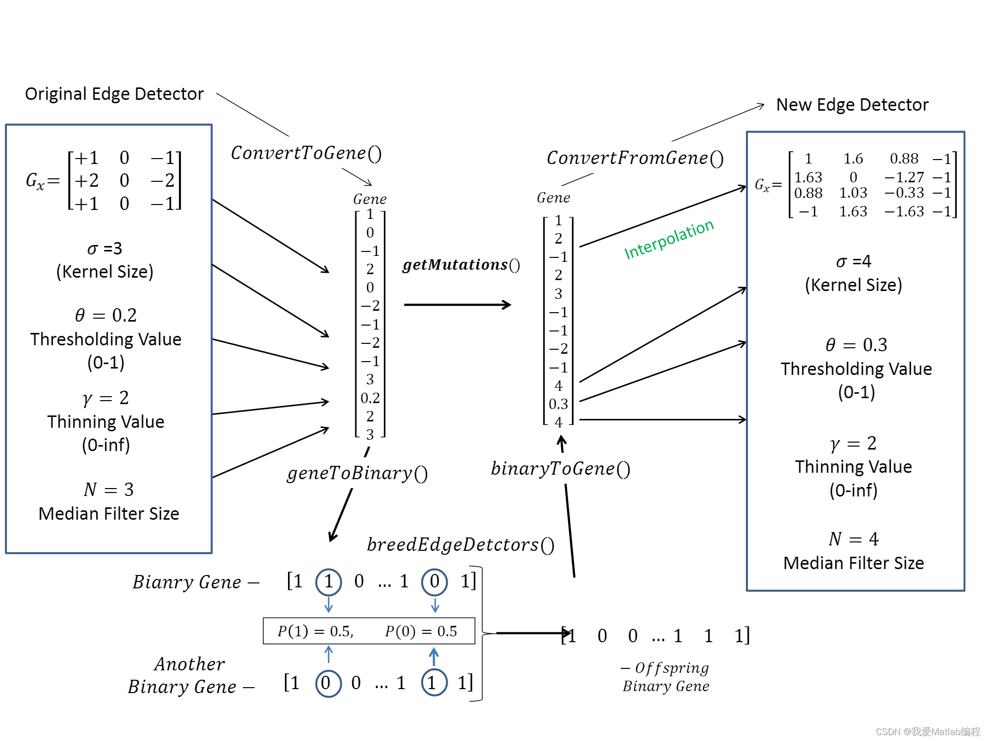 【信号处理】基于遗传算法的噪声图像的边缘检测（Matlab代码实现）