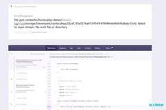 Laravel项目部署后，出现 file_put_contents ()