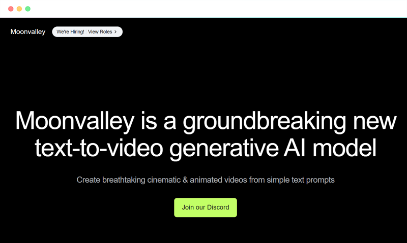 Moonvalley.ai: 基于人工智能的AI文本转视频生成工具