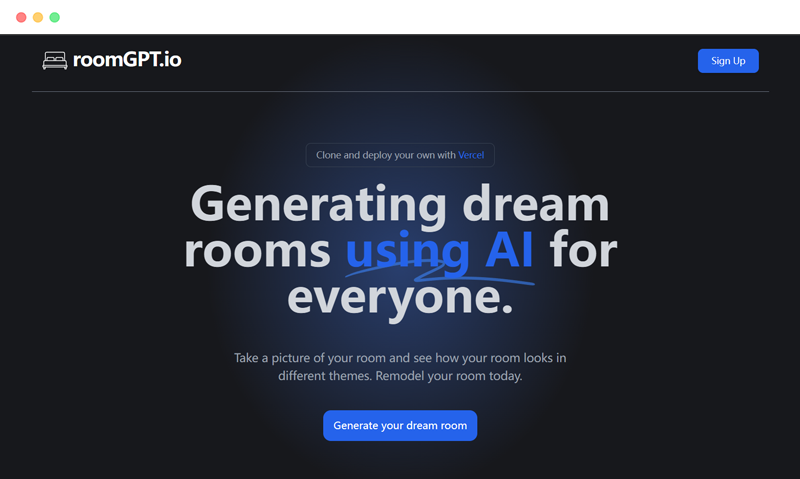 roomgpt.io: 基于人工智能的AI房间室内设计工具