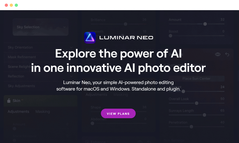 Luminar AI: 由Skylum公司开发的AIxi照片编辑软件