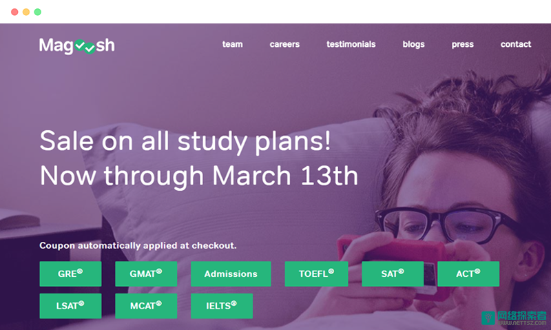 Magoosh: 在线GRE考试学习教育课程平台