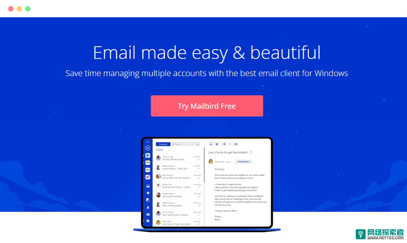 Mailbird: 适用于多平台的电子邮件客户端软件