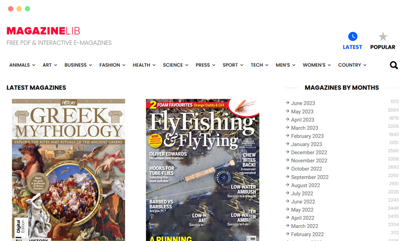 magazinelib: 免费外刊杂志电子版资源下载网站
