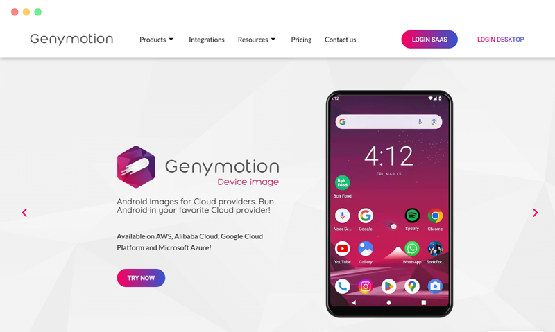 Genymotion: 国外安卓虚拟机在线云手机模拟器