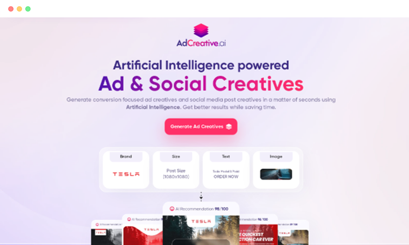 Adcreative.ai: 人工智能驱动的AI广告素材内容生成工具