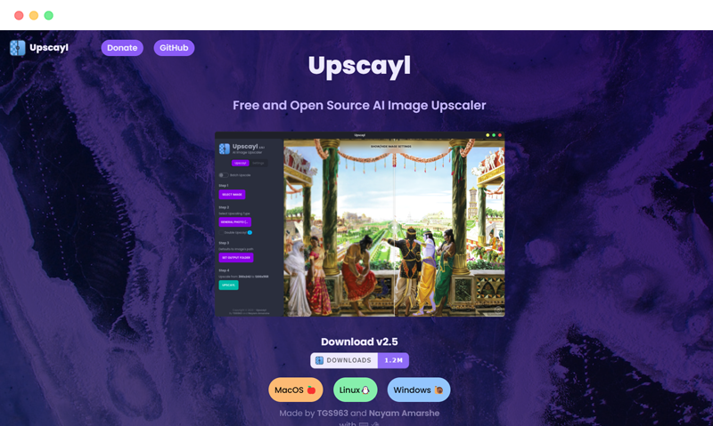 upscayl: 免费开源的AI图片无损放大软件