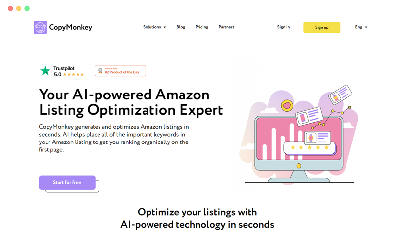 CopyMonkey: 基于AI的亚马逊产品列表优化工具