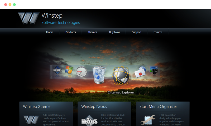 Winstep Nexus: 专业级Windows桌面美化增强程序坞软件