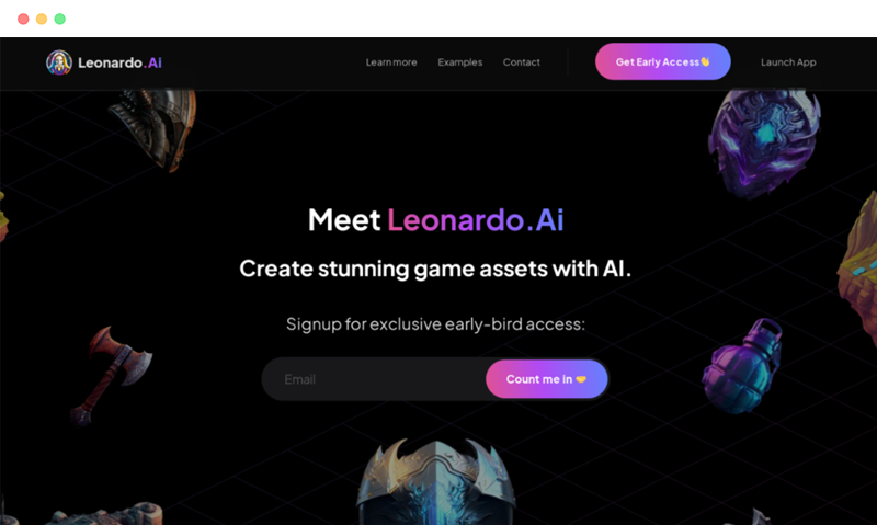 Leonardo.Ai: 使用AI技术快速生成游戏素材资源