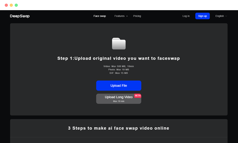 DeepSwap: 在线AI智能deepfake视频换脸工具