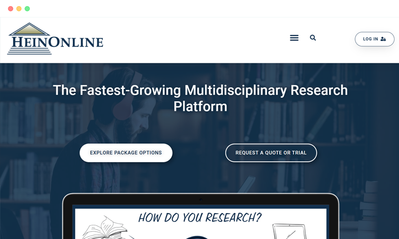 HeinOnline: 在线法律研究期刊数据库平台